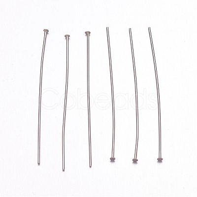 Tarnish Resistant 304 Stainless Steel Flat Head Pins STAS-H358-07B-1