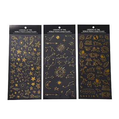 Waterproof Hot Stamping Stickers DIY-CJ0001-55-1