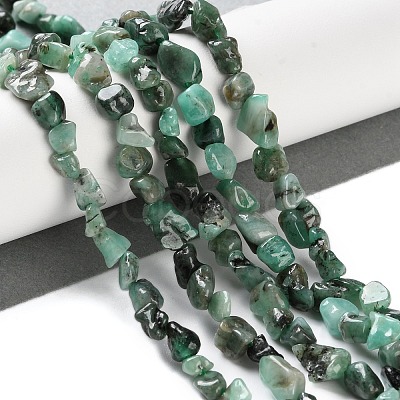 Natural Emerald Beads Strands G-P497-01C-49-1