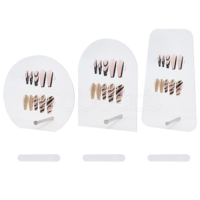 Acrylic Nail Art Display Board ODIS-DR0001-04-1