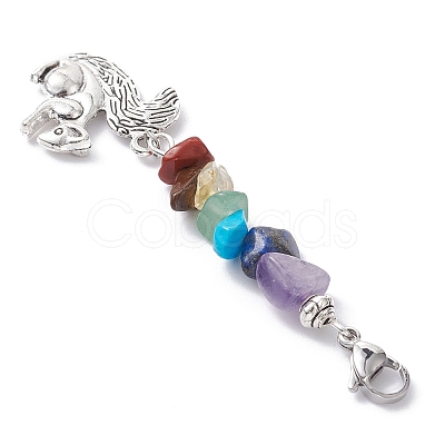 Autumn Theme Tibetan Style Alloy Pendants Decoration HJEW-JM01207-1