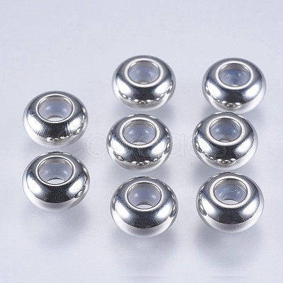 201 Stainless Steel Beads X-STAS-F145-06P-F-1