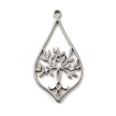 Non-Tarnish 304 Stainless Steel Pendants STAS-K253-07P-1