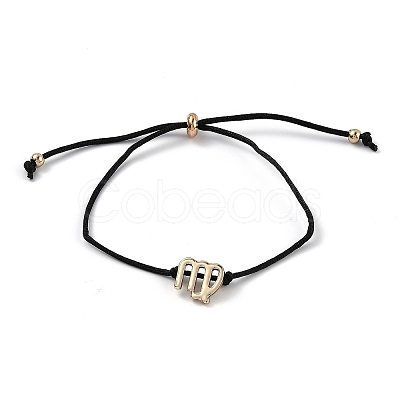 Adjustable Polyester Cord Slider Bracelets LS-BJEW-H540-A02-G-1