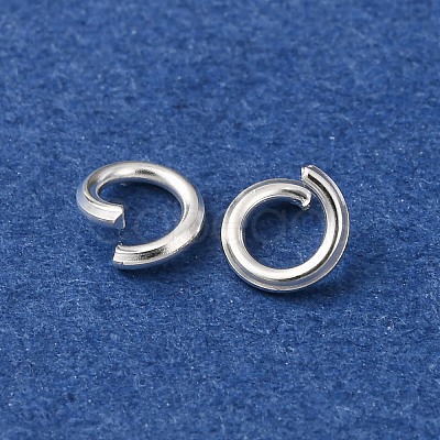 Brass Open Jump Rings KK-G604-08S-24-1