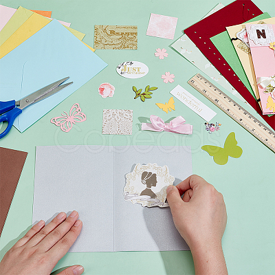 DIY Teachers' Day Theme Envelope & Card Kids Craft Kits AJEW-WH0473-15-1