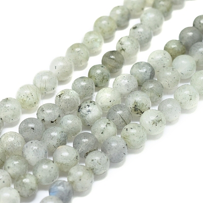 Natural Labradorite Beads Strands G-G828-01-6mm-1