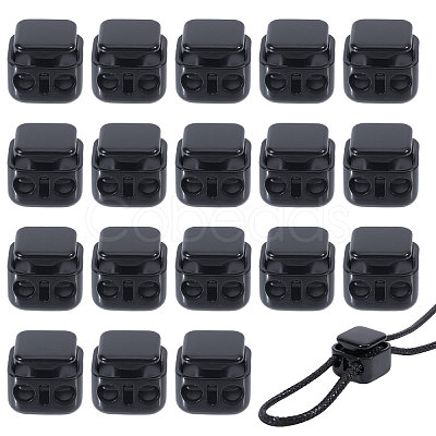 20Pcs Alloy Cord Locks FIND-CA0010-48B-1