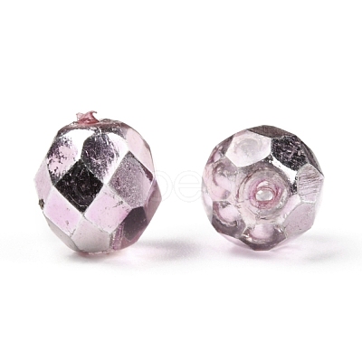 Fire-Polished Czech Glass Beads LAMP-O017-151-V1M8-1