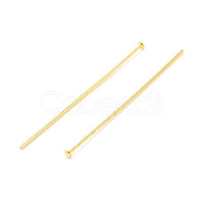 Brass Flat Head Pins KK-F824-114D-G-1