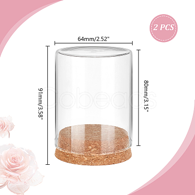 Empty Glass Jar AJEW-WH0083-46B-1