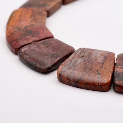 Natural Picasso Stone/Picasso Jasper Graduated Bead Strands G-P296-H01-1