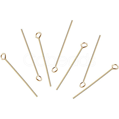 Brass Eye Pin KK-BC0003-98-0.7x45-1