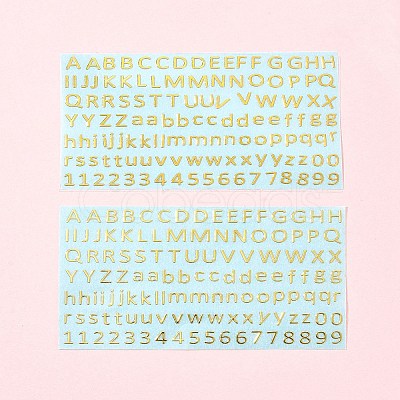 3PCS Brass Self-Adhesive Picture Stickers DIY-SF0008-10-1