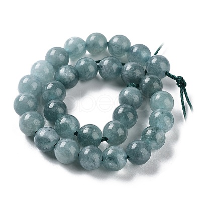 Dyed Natural Malaysia Jade Beads Strands G-G021-01A-01-1