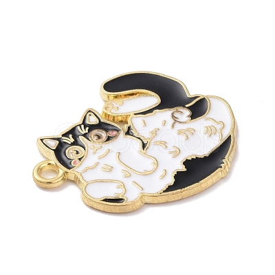 Alloy Enamel Pendants FIND-C030-01A-G-1