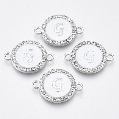 Alloy Enamel Links Connectors ENAM-TAC0003-01S-04G-1