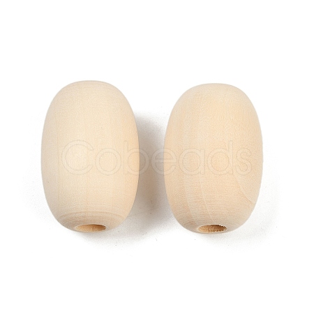 Wood European Beads WOOD-F017-04-1