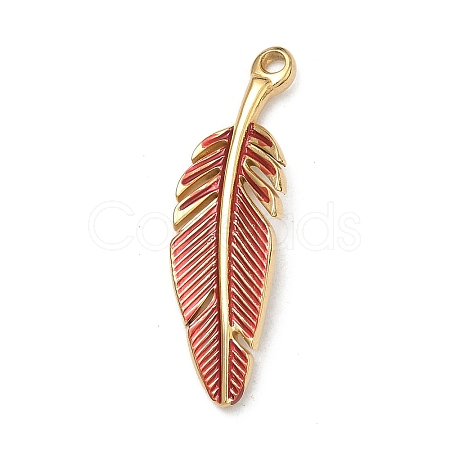 Spray Painted 304 Stainless Steel Pendants STAS-C174-12G-01-1