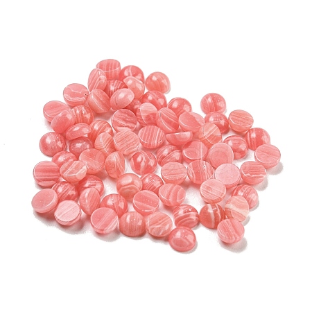 Synthetic Rhodochrosite Cabochons G-H309-03-01-1