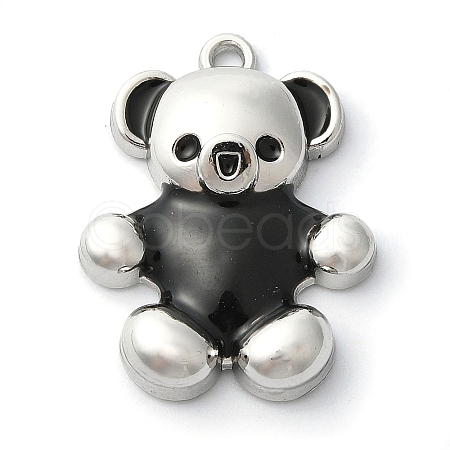 Rack Plating Alloy Enamel Pendants ENAM-Z016-04P-1