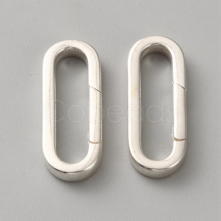 925 Sterling Silver Spring Gate Rings STER-WH0005-53-1