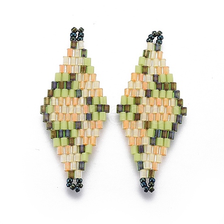 MIYUKI & TOHO Handmade Japanese Seed Beads Links SEED-E004-M29-1