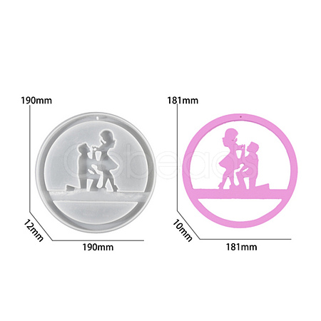 City Signs Decorated with Wind Chimes Silicone Mold SIMO-S001-01B-1