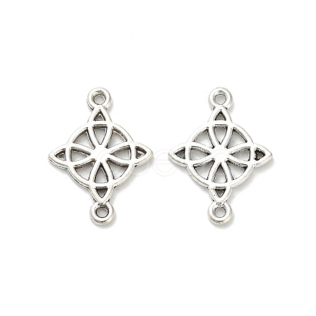 Tibetan Style Alloy Viking Knot Connector Charms FIND-H053-14AS-1