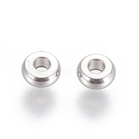 Tarnish Resistant 304 Stainless Steel Spacer Beads STAS-F205-02P-A-1