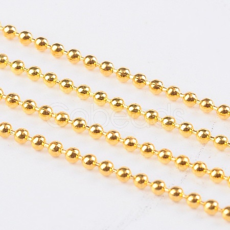 Iron Ball Bead Chains CHB001Y-G-1