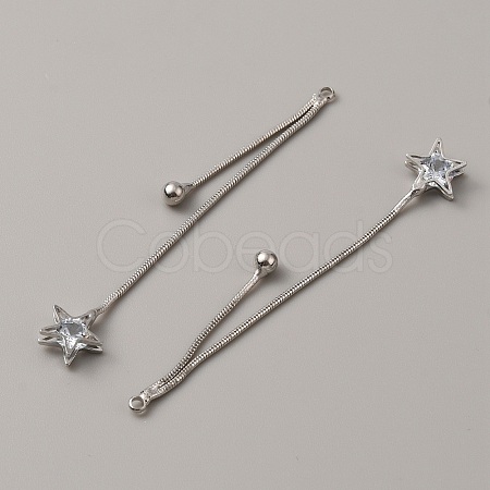 Brass Rhinestone Tassel Big Pendants LS-KK-TAC0011-03C-1
