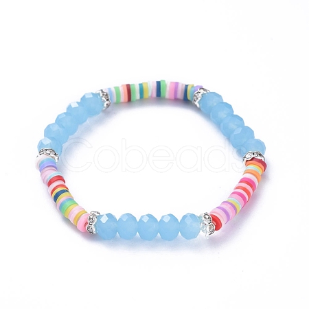 Kids Stretch Bracelets BJEW-JB05194-02-1