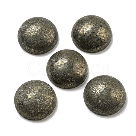 Natural Pyrite Cabochons G-C115-02A-41-1