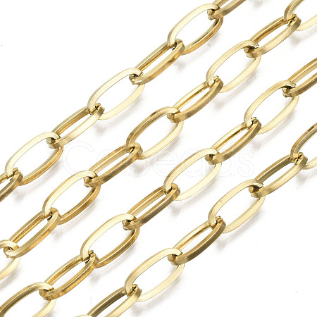 3.28 Feet 304 Stainless Steel Paperclip Chains X-STAS-R115-02A-1