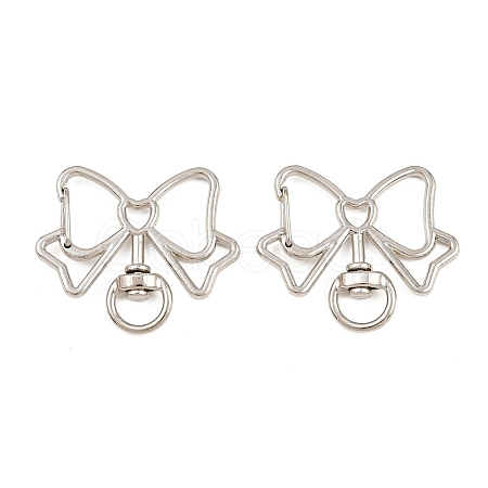 Zinc Alloy Swivel Clasps AL-CBAC079-17P-1