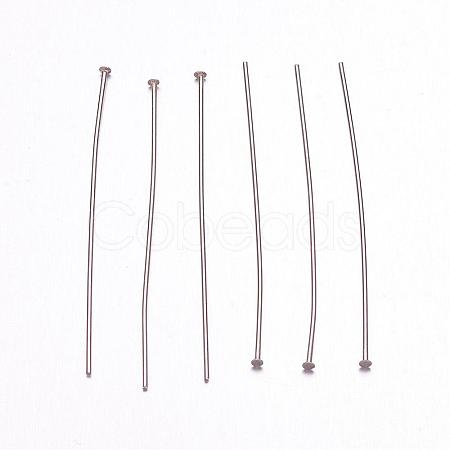 Tarnish Resistant 304 Stainless Steel Flat Head Pins STAS-H358-07B-1