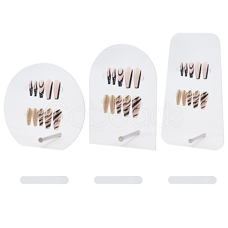 Acrylic Nail Art Display Board ODIS-DR0001-04-1