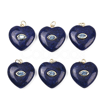 Dyed Natural Sesame Jasper Pendants G-Z134-04D-1