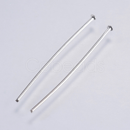 Tarnish Resistant 304 Stainless Steel Flat Head Pins STAS-F146-01P-25mm-1