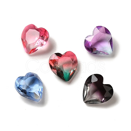 Faceted K9 Glass Rhinestone Cabochons GGLA-B002-04A-1