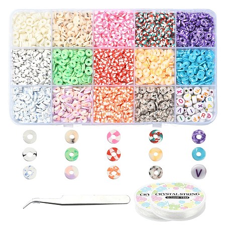 DIY Heishi Bracelet Making Kit DIY-YW0006-82-1