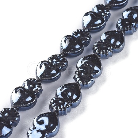 Smooth Handmade Porcelain Beads X-PORC-M003-09F-1