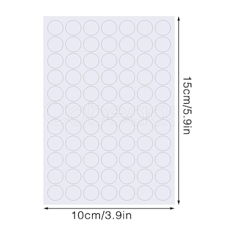 Sponge Foam Double Sided Adhesive Paper DIY-WH0209-97C-1