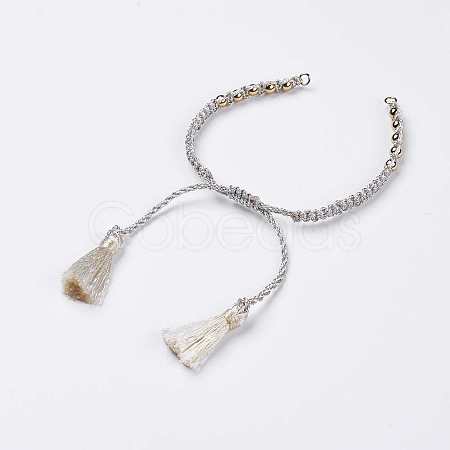Polyester DIY Braided Bracelet Making MAK-K018-B13-1