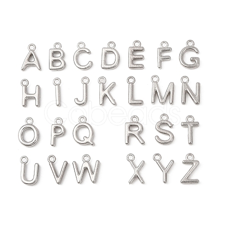 26Pcs 304 Stainless Steel Charms STAS-D129-01P-1