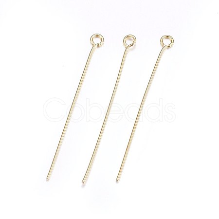 304 Stainless Steel Eye Pins X-STAS-F174-10G-C-1