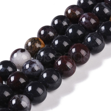 Natural Bloodstone Beads Strands G-K362-E01-01-1