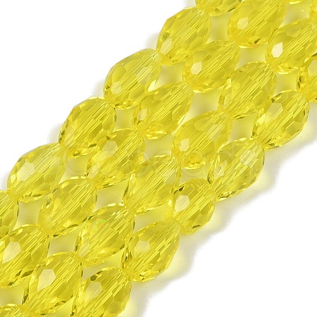 Transparent Glass Beads Strands EGLA-N013-T8mm-D26-1