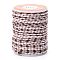 4-Ply Polycotton Cord Metallic Cord, Handmade Macrame Cotton Rope, for String Wall Hangings Plant Hanger, DIY Craft String Knitting, Gray, 1.5mm, about 4.3 yards(4m)/roll